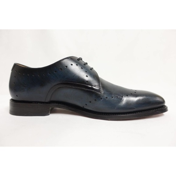 MORAL CODE Men Dress Shoes Brice Perf Blucher Blue Goodyear Welt 11M,US/10.5UK - Picture 5 of 10